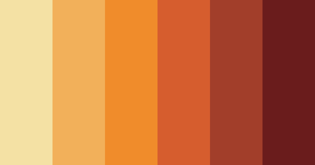 Download autumn's ember color palette PNG image (landscape)
