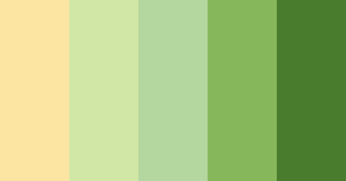 Download sunny meadow harmony color palette PNG image (landscape)