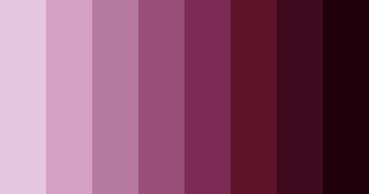 Download secret rose color palette PNG image (landscape)