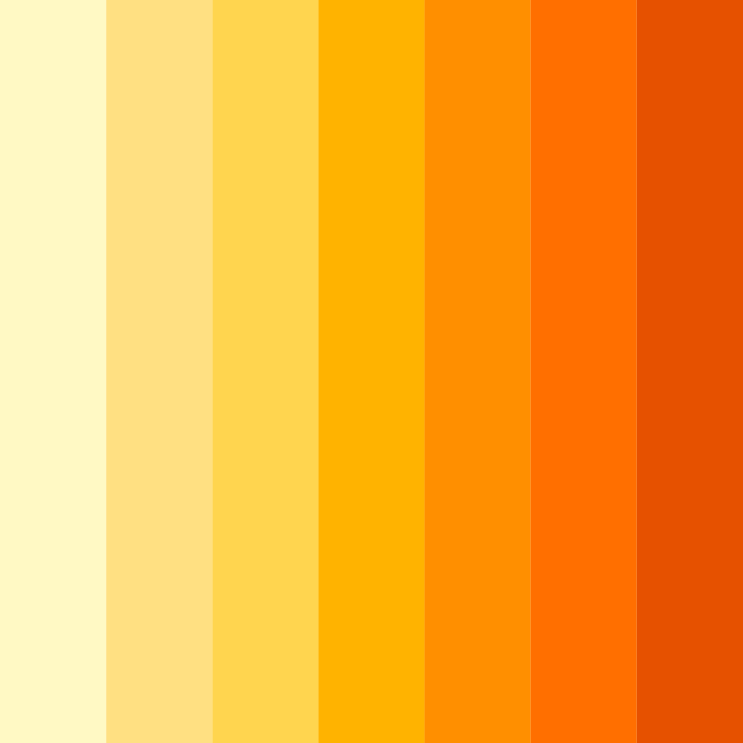 Download sunny yellow color palette PNG image (square)