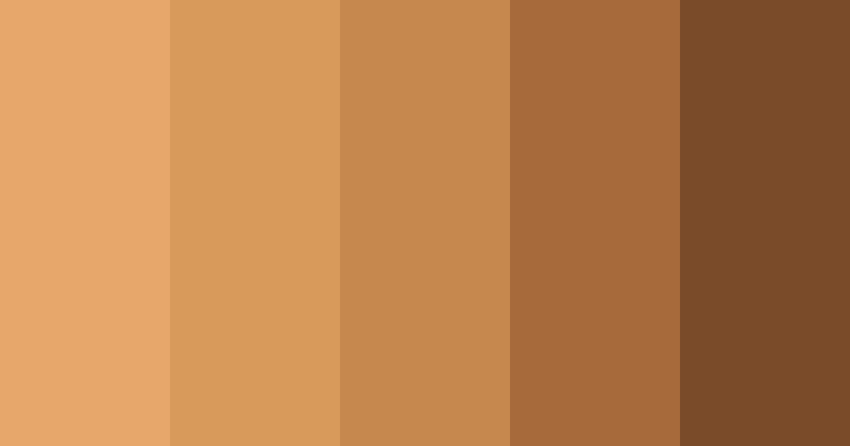 Download rustic gleam color palette PNG image (landscape)
