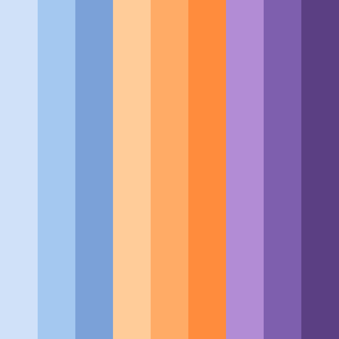 Download twilight serenade color palette PNG image (square)