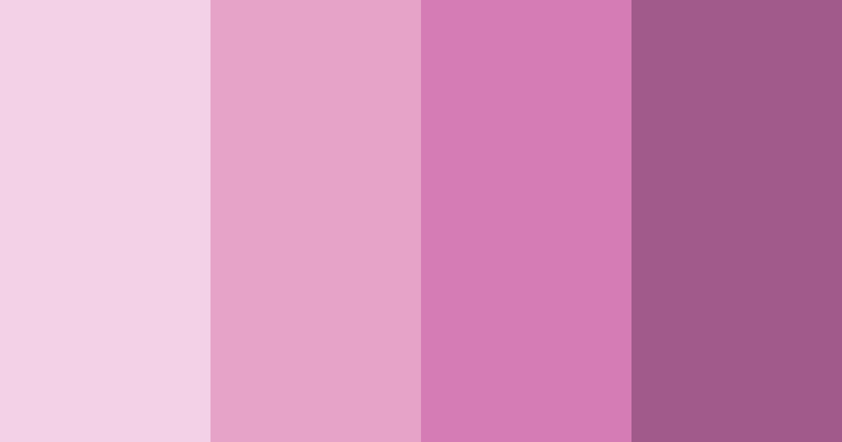 Download elegance in bloom color palette PNG image (landscape)