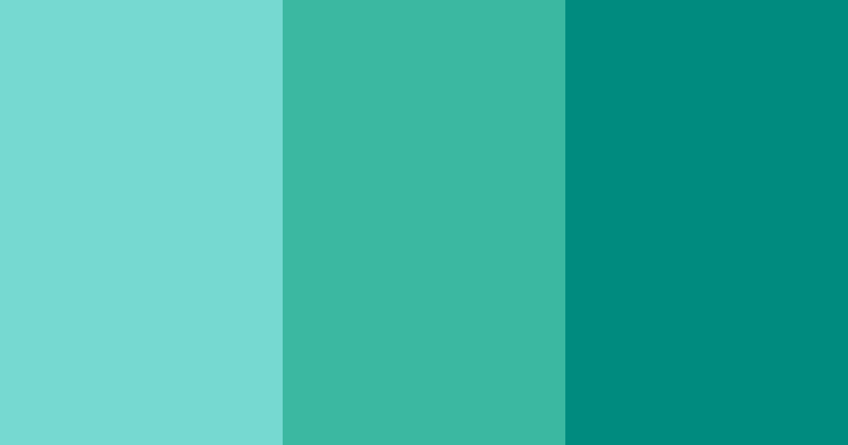 Download turquoise oasis color palette PNG image (landscape)