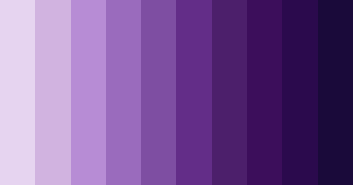 Download light purple shades color palette PNG image (landscape)