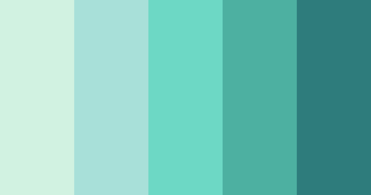 Download healing waters color palette PNG image (landscape)