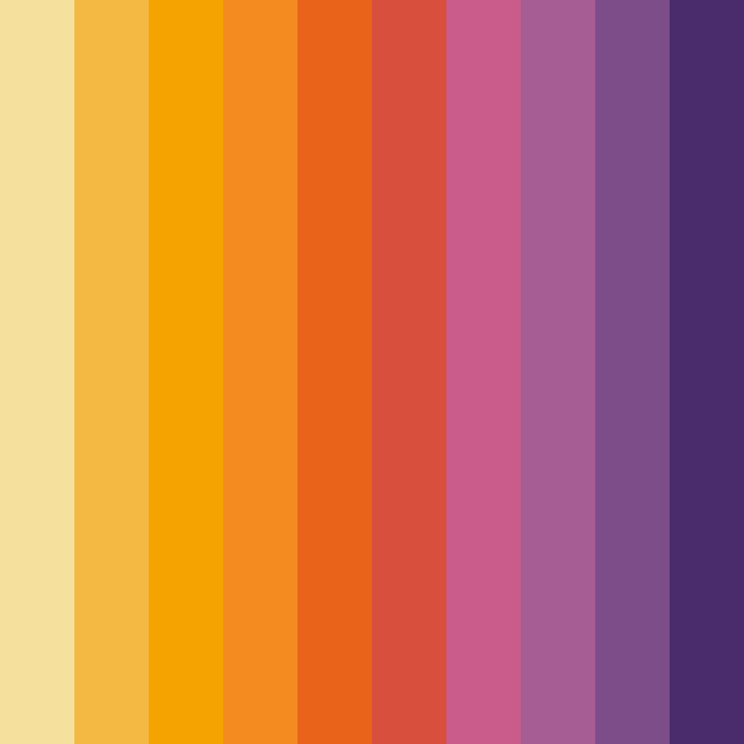 Download joyful carnival color palette PNG image (square)