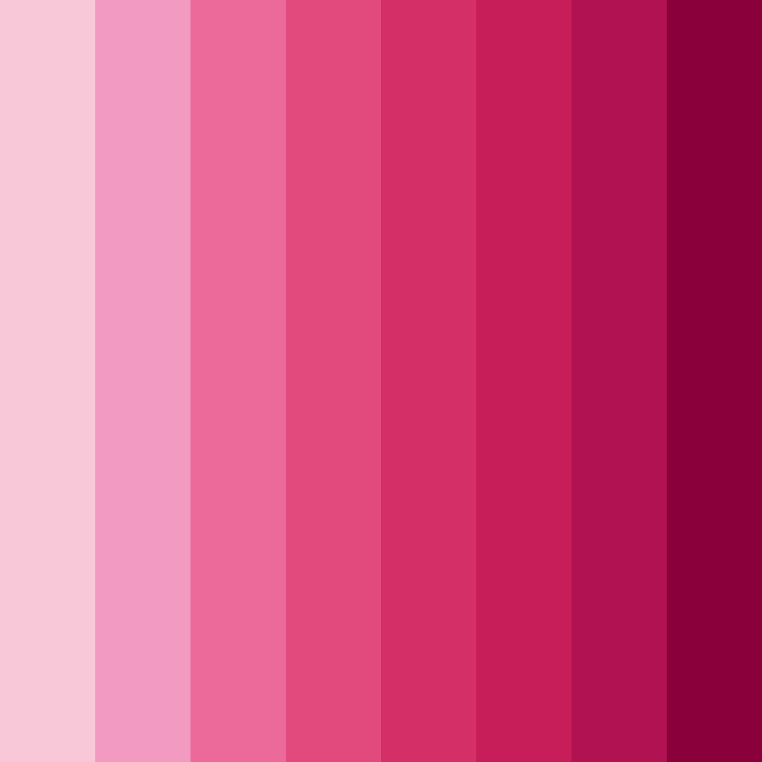 Download shades of dark pink color palette PNG image (square)