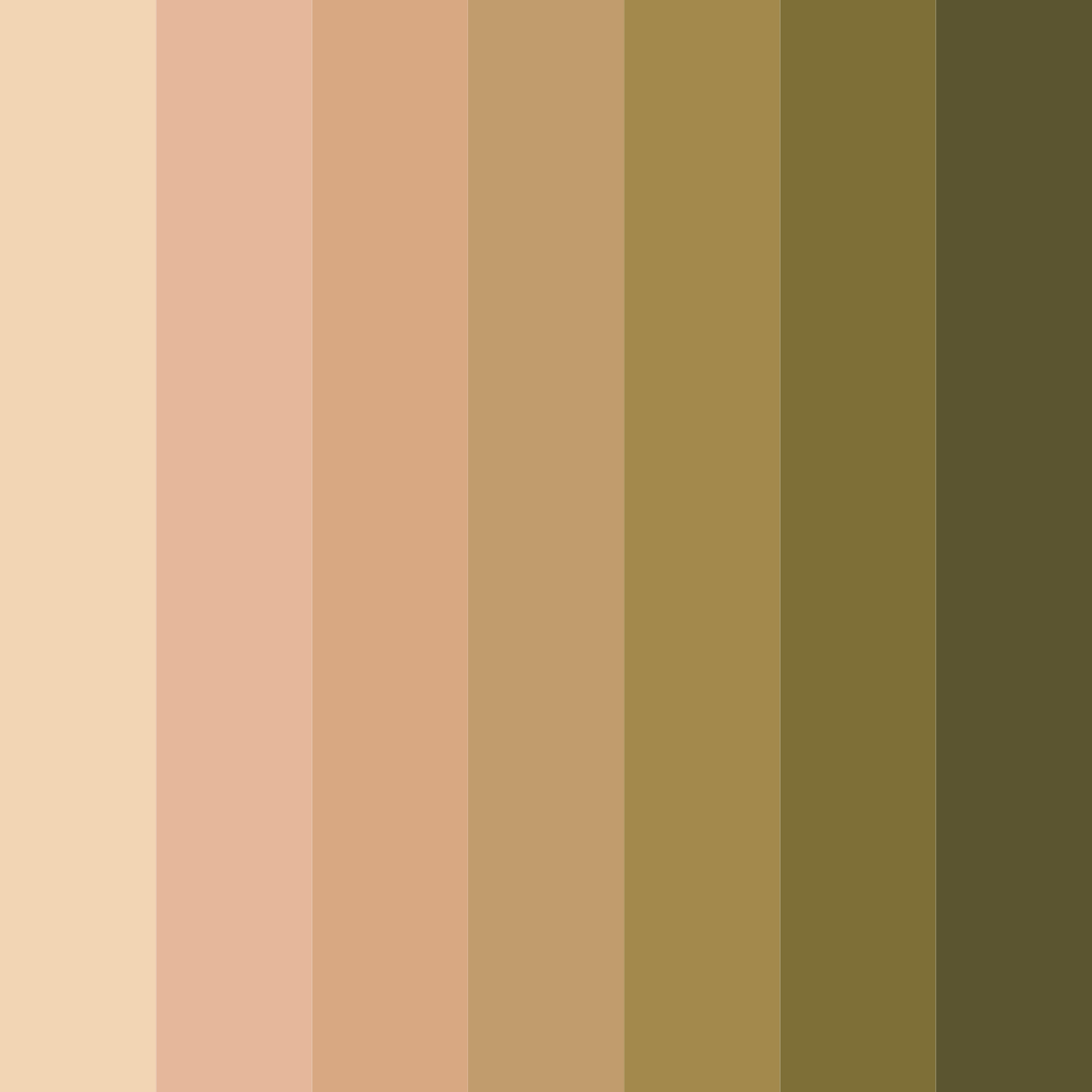 Download autumn harvest color palette PNG image (square)
