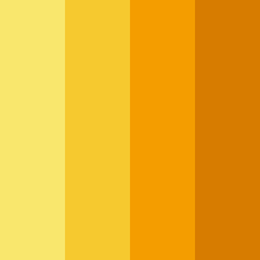 Download sunlit citrus burst color palette PNG image (square)