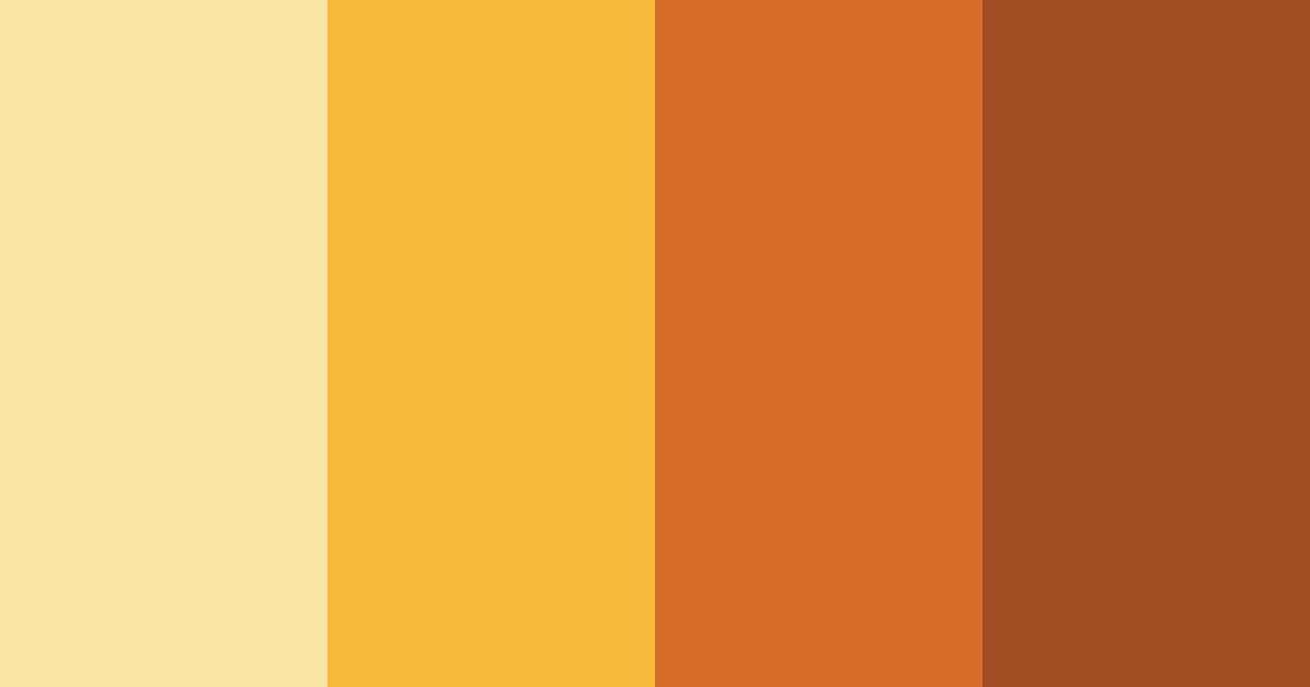 Download golden autumn harvest color palette PNG image (landscape)