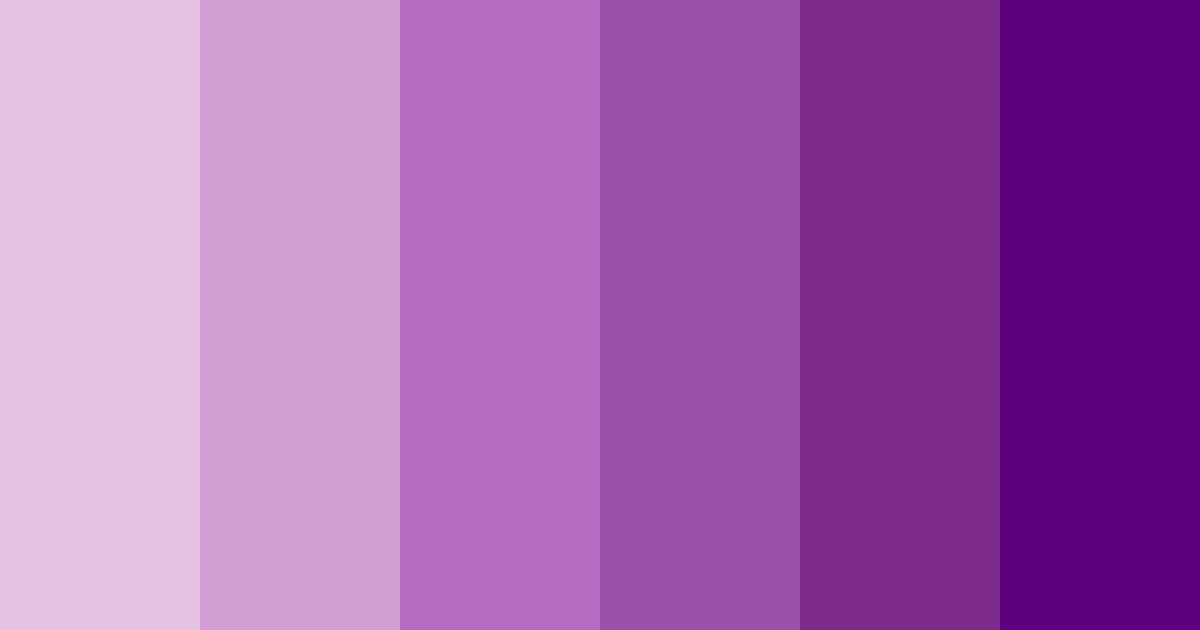 Download purple shades color palette PNG image (landscape)
