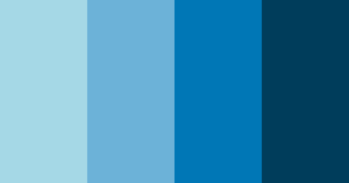 Download oceanic harmony color palette PNG image (landscape)