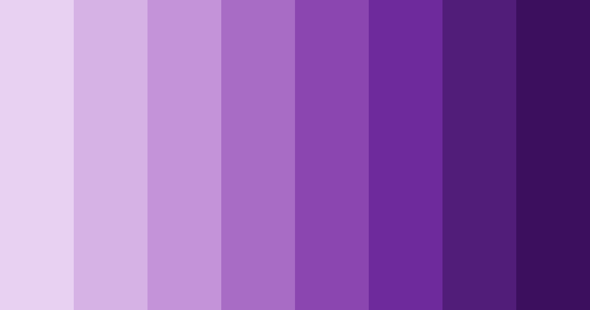 Download mystical amethyst dreams color palette PNG image (landscape)