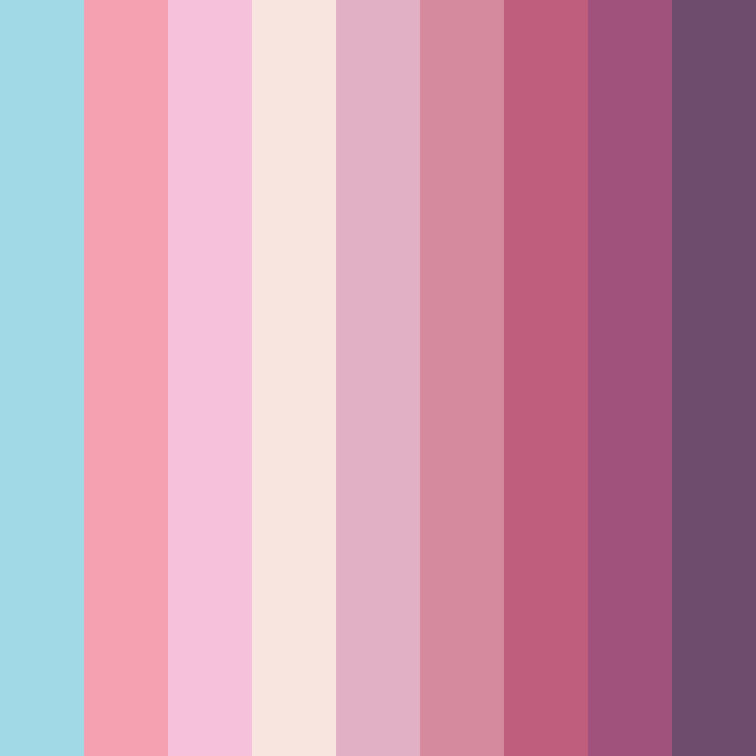 Download ocean blush color palette PNG image (square)