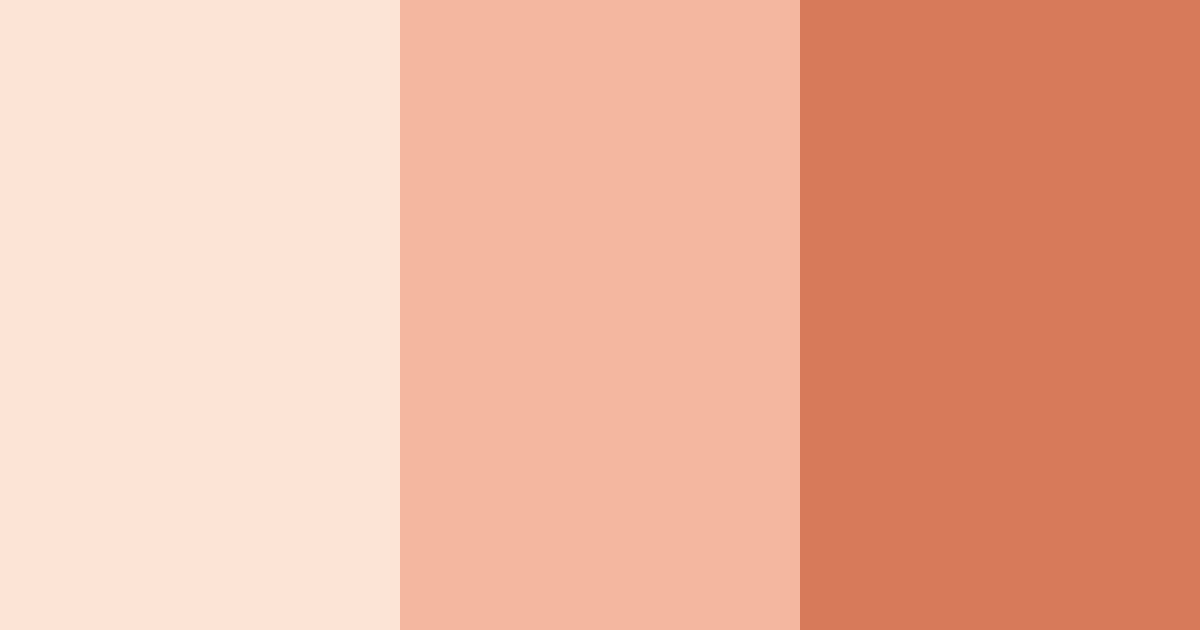 Peach Blossom Color Palette - ColorDrop