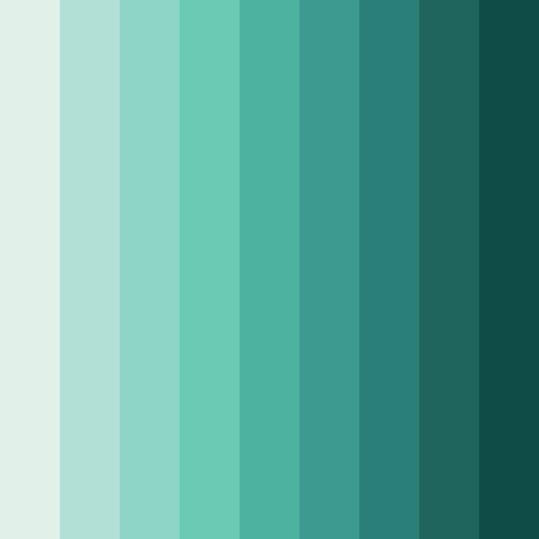 Download sage green serenity color palette PNG image (square)