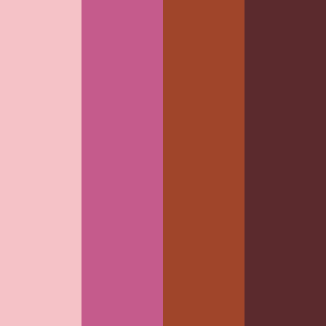 Download burgundy sunset color palette PNG image (square)