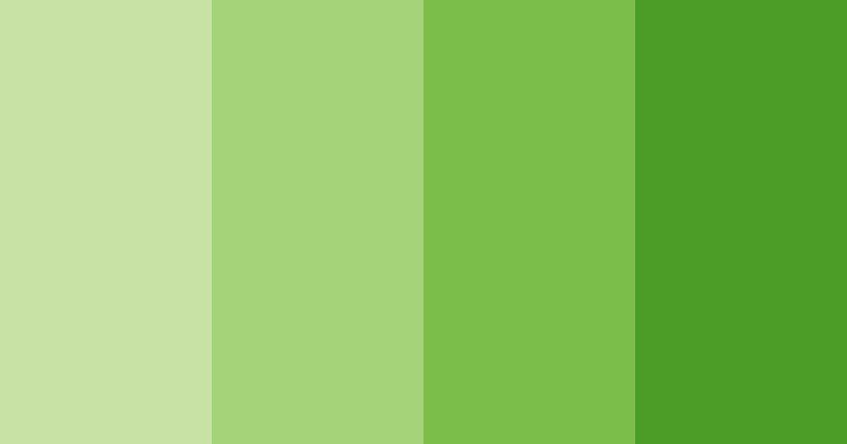 Download green mung bean color palette PNG image (landscape)