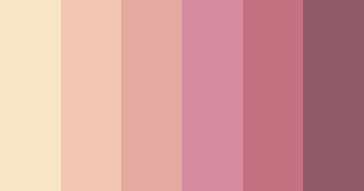 Download pink cuddle color palette PNG image (landscape)