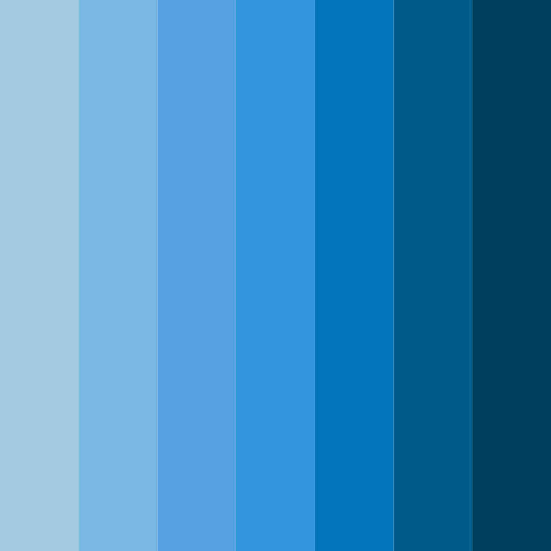 Download azure dreamscape color palette PNG image (square)