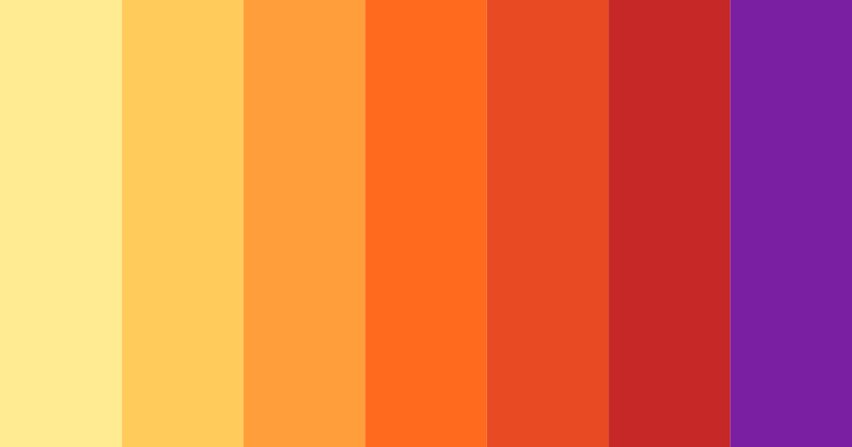 Download orange sushi color palette PNG image (landscape)