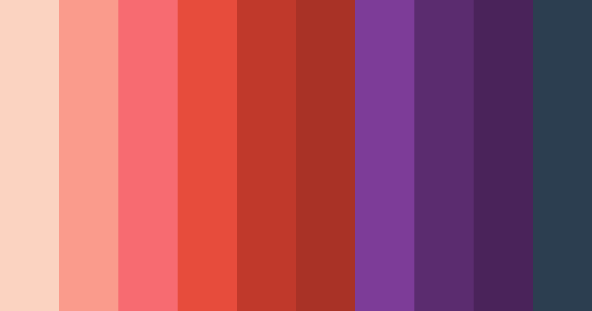 Download crimson desolation color palette PNG image (landscape)