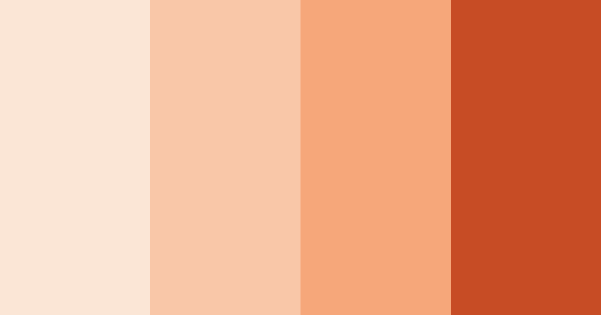 Download sushi sunset color palette PNG image (landscape)