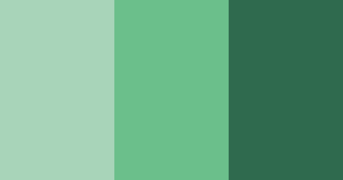Download dark green shades color palette PNG image (landscape)
