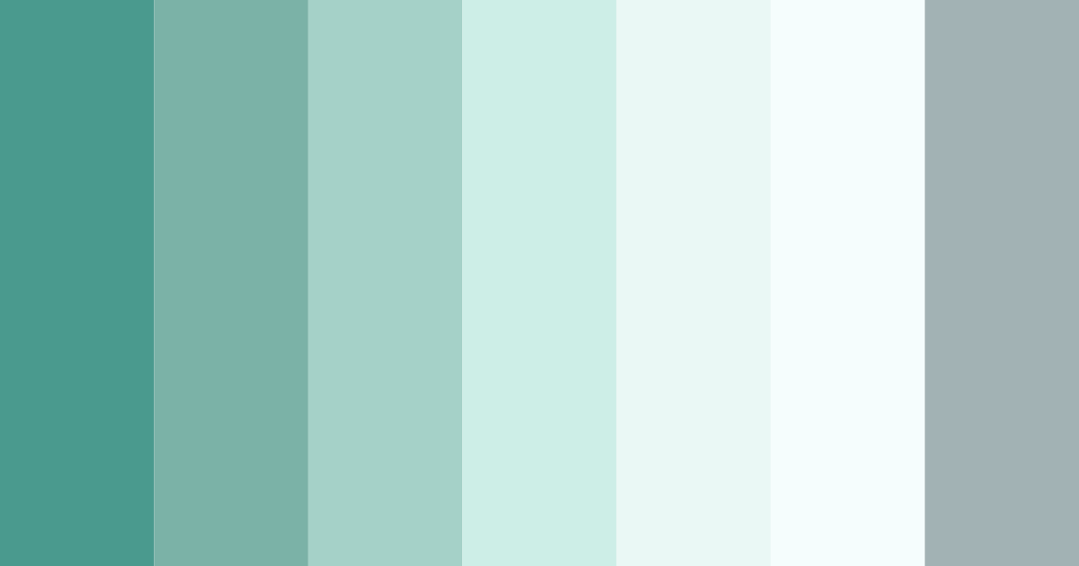 Download ocean breeze serenity color palette PNG image (landscape)