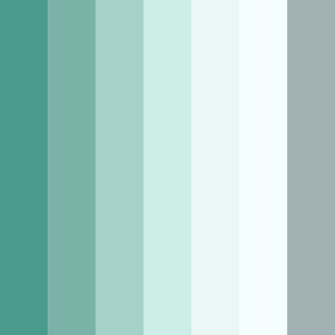Download ocean breeze serenity color palette PNG image (square)
