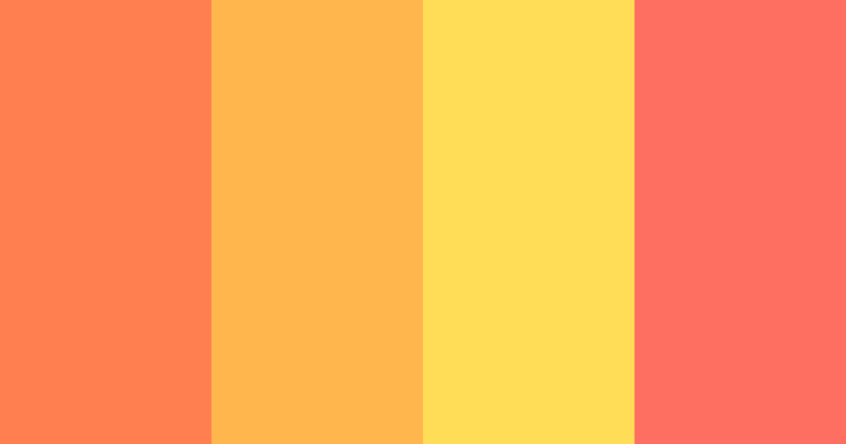 Download citrus burst color palette PNG image (landscape)