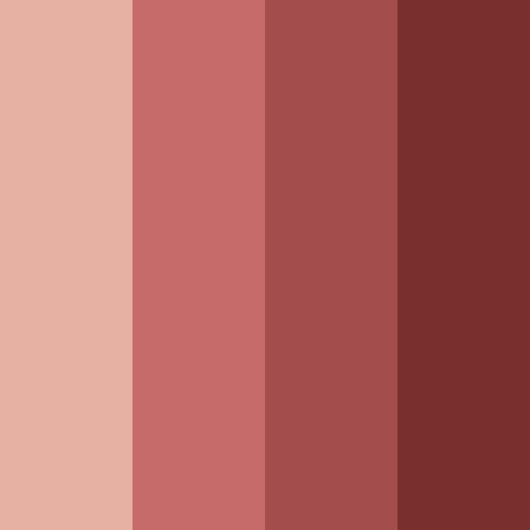 Download red wood color palette PNG image (square)