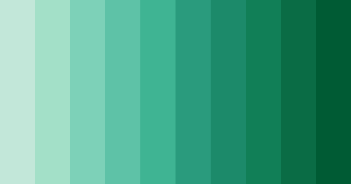 Download emerald whisper color palette PNG image (landscape)