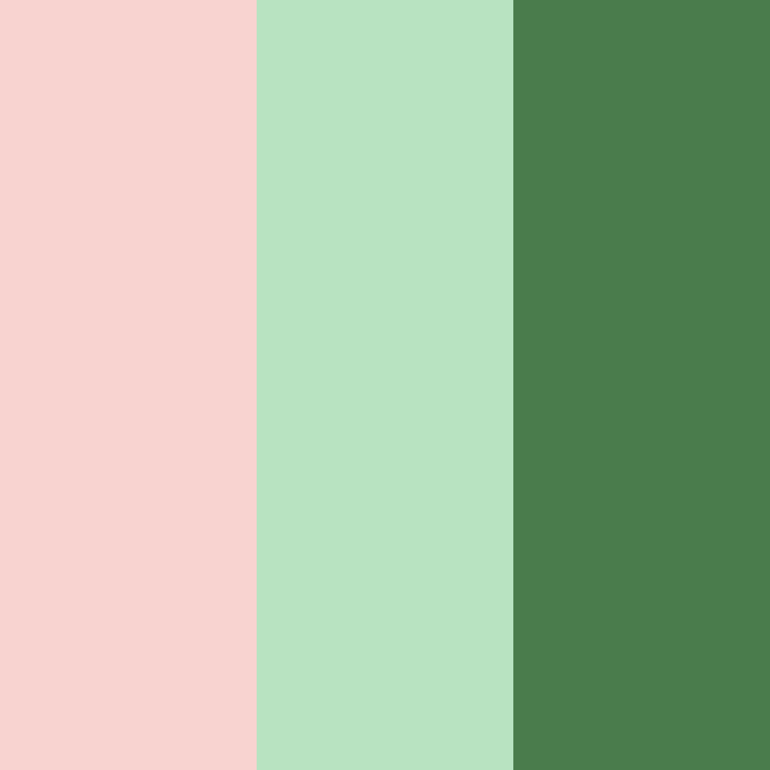 Download crimson greenery color palette PNG image (square)