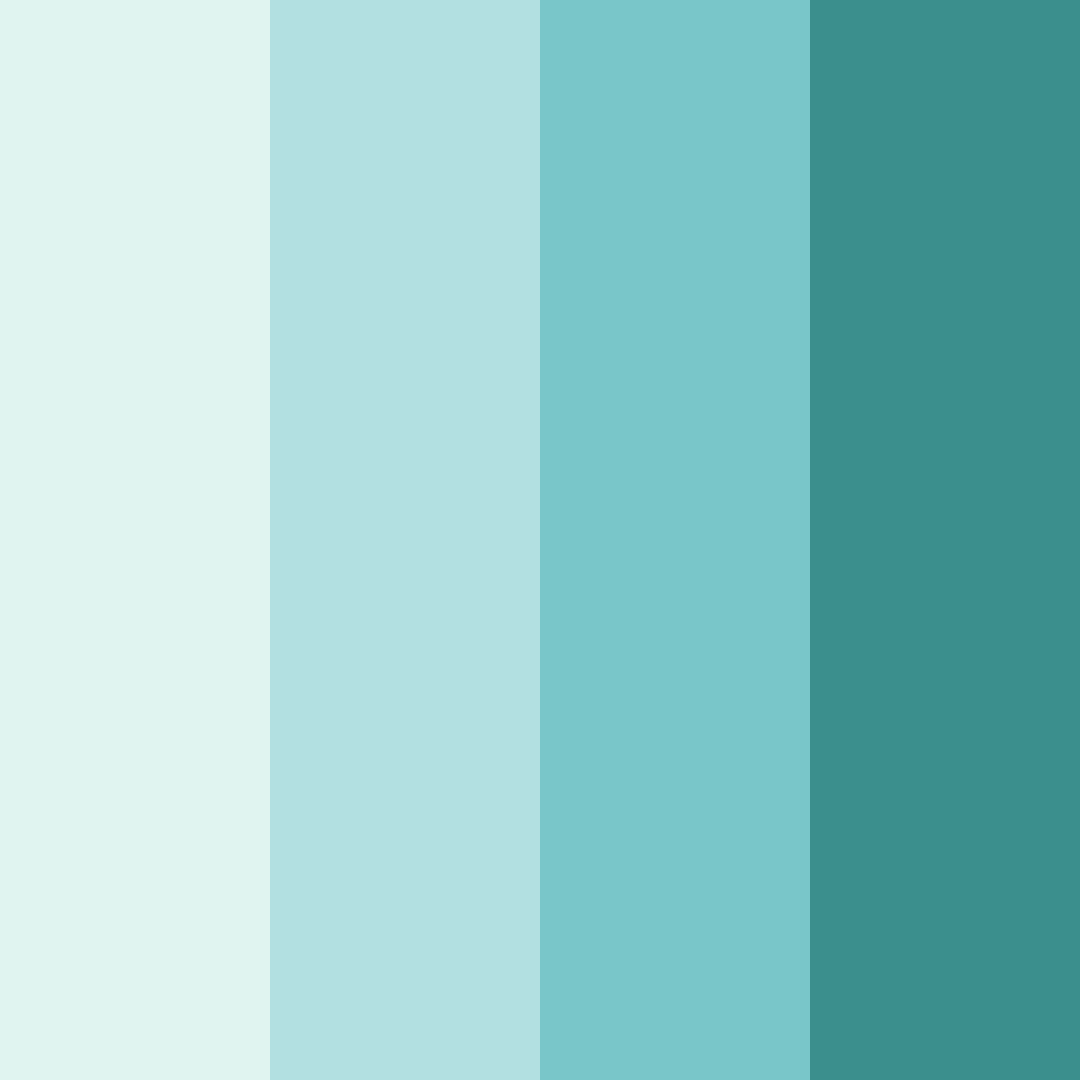 Download ocean breeze serenity color palette PNG image (square)