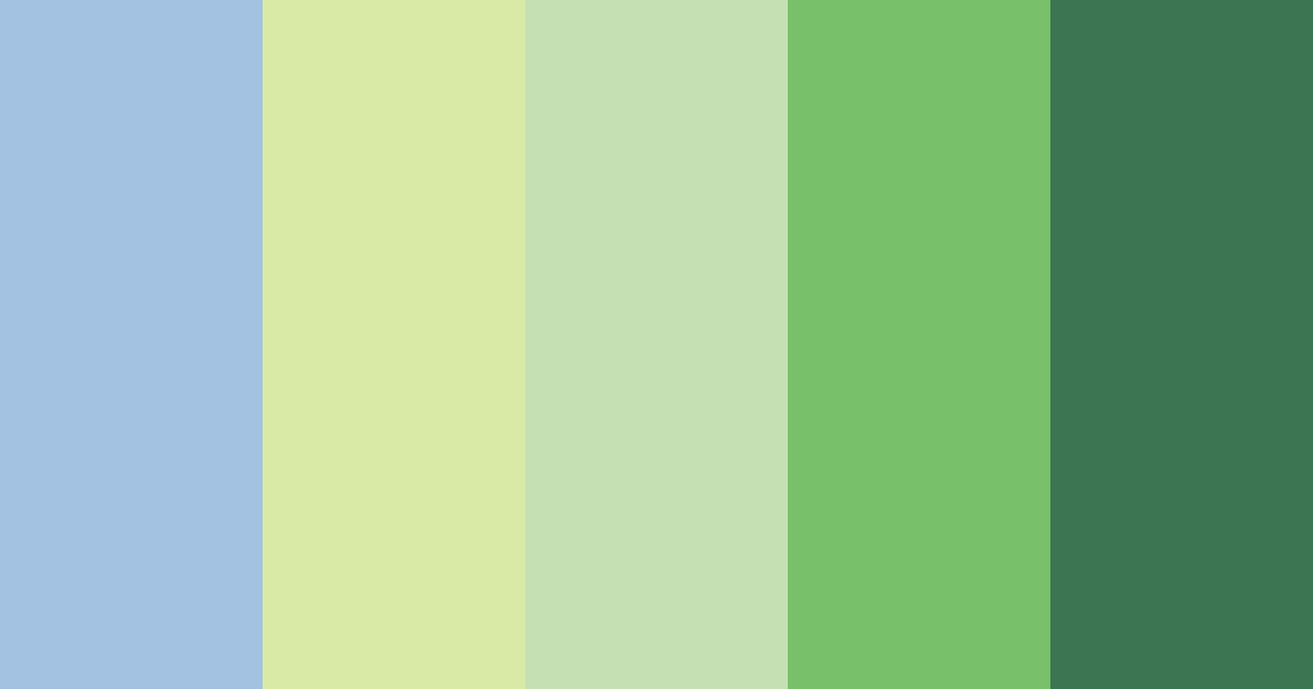 Download light blue and green color palette PNG image (landscape)