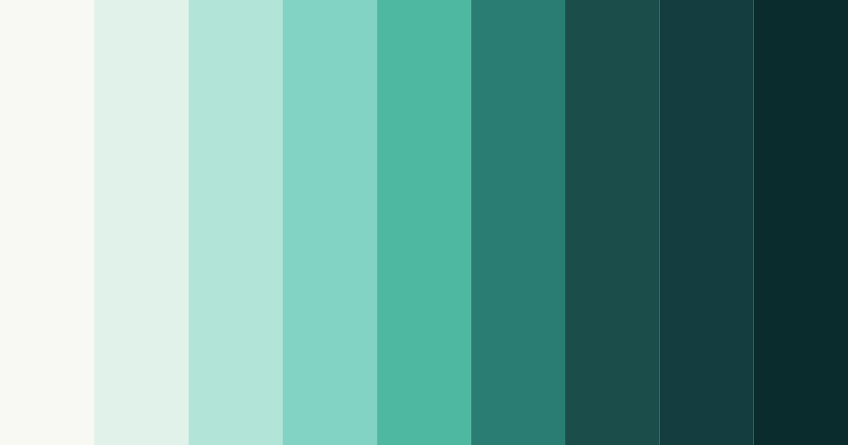 Download tropical serenity color palette PNG image (landscape)