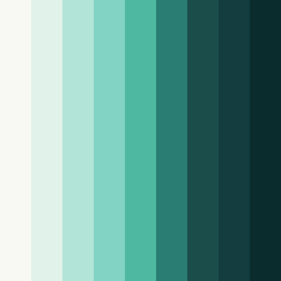 Download tropical serenity color palette PNG image (square)