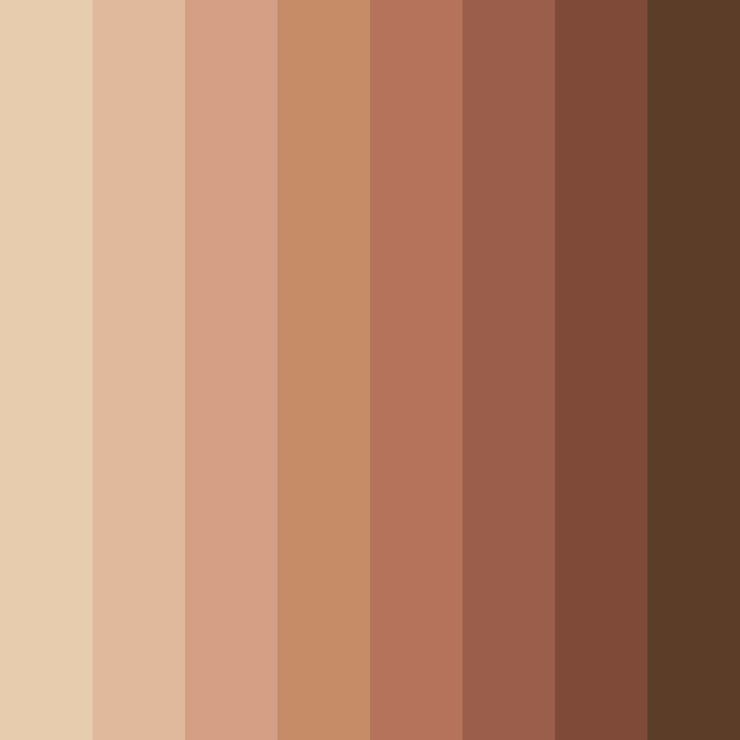Download warm ember tones color palette PNG image (square)