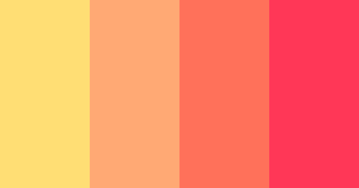 Download peachy rose color palette PNG image (landscape)