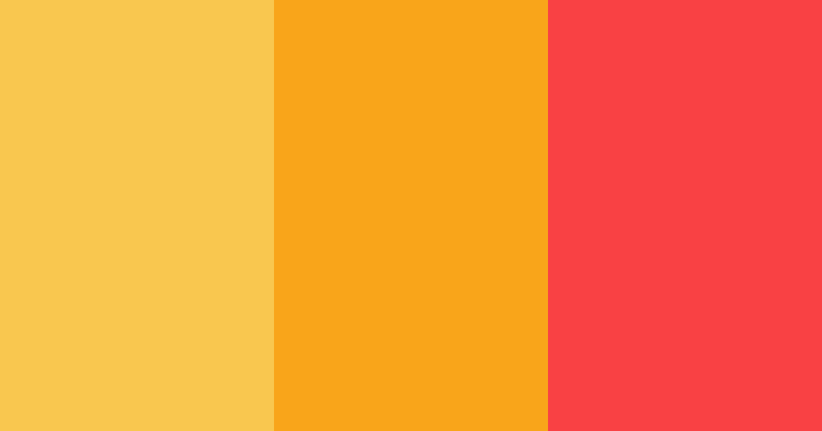 Download red and yellow harmony color palette PNG image (landscape)