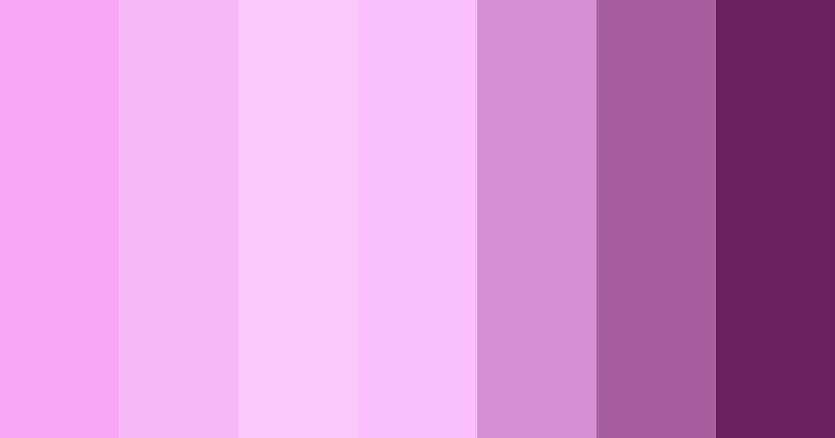 Download purple shades color palette PNG image (landscape)