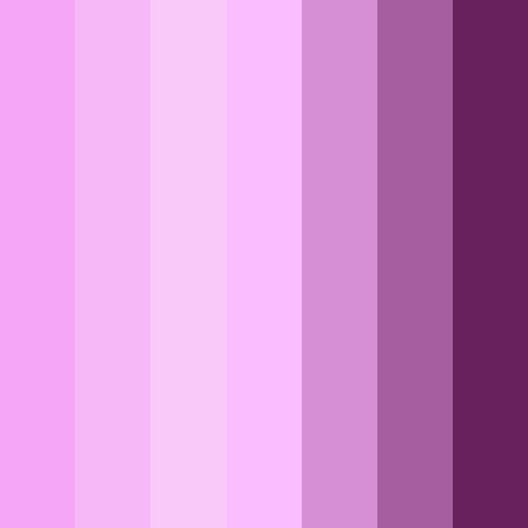 Download purple shades color palette PNG image (square)