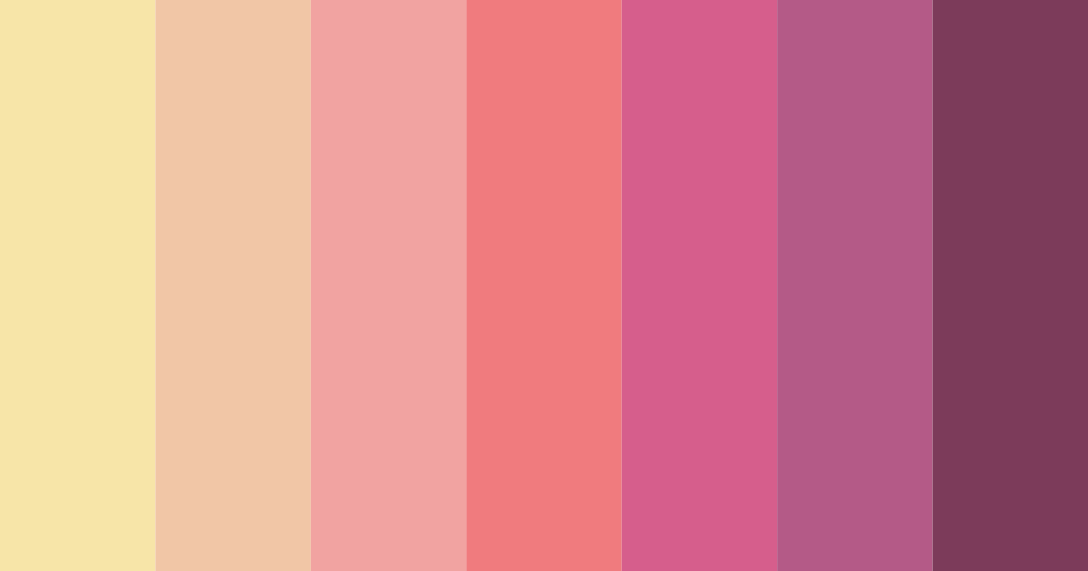 Download blush blossom symphony color palette PNG image (landscape)