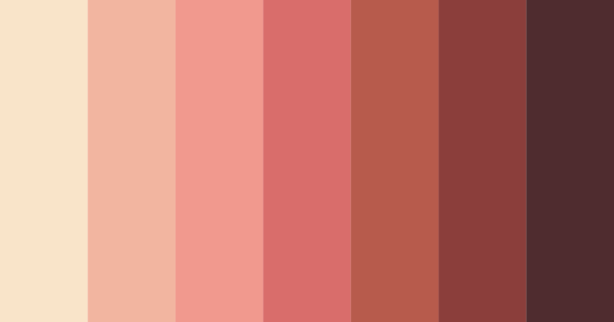 Download warm ember hues color palette PNG image (landscape)