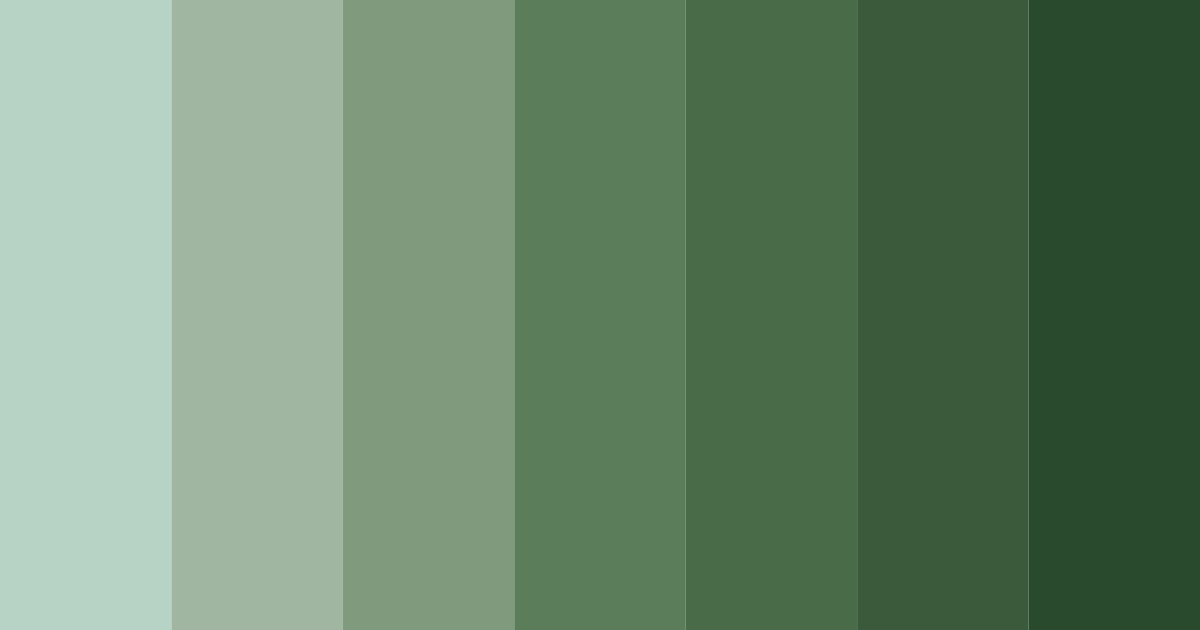 Download green patina color palette PNG image (landscape)