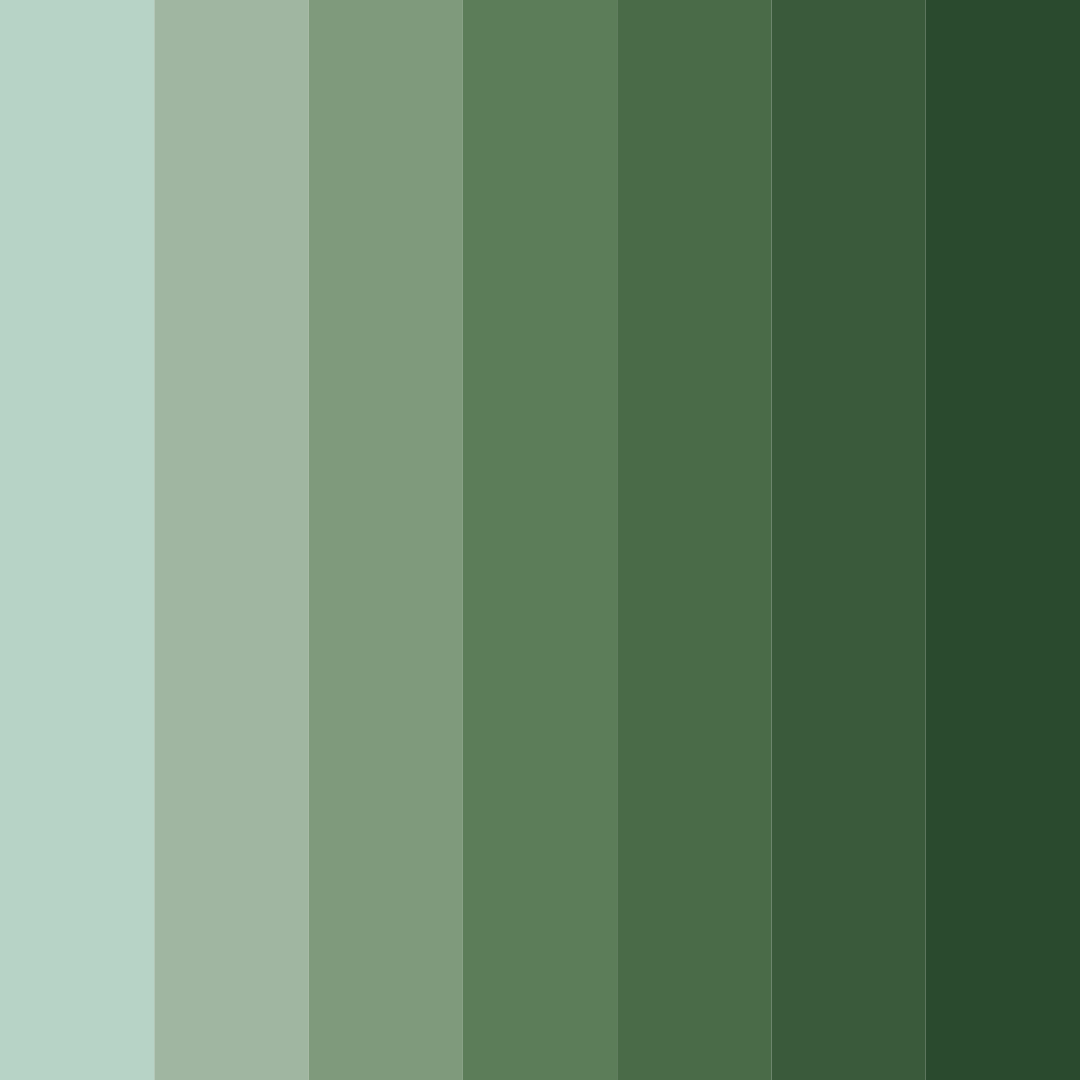 Download green patina color palette PNG image (square)