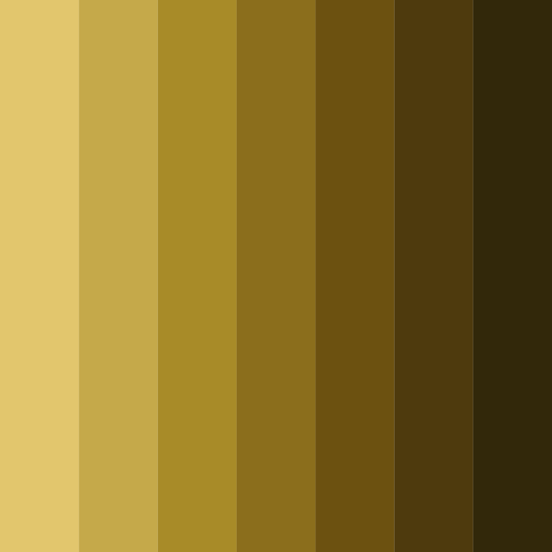 Download brass discoloration color palette PNG image (square)