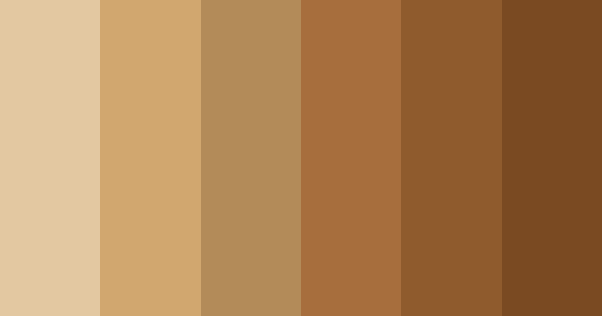 Download muted ochre tones color palette PNG image (landscape)